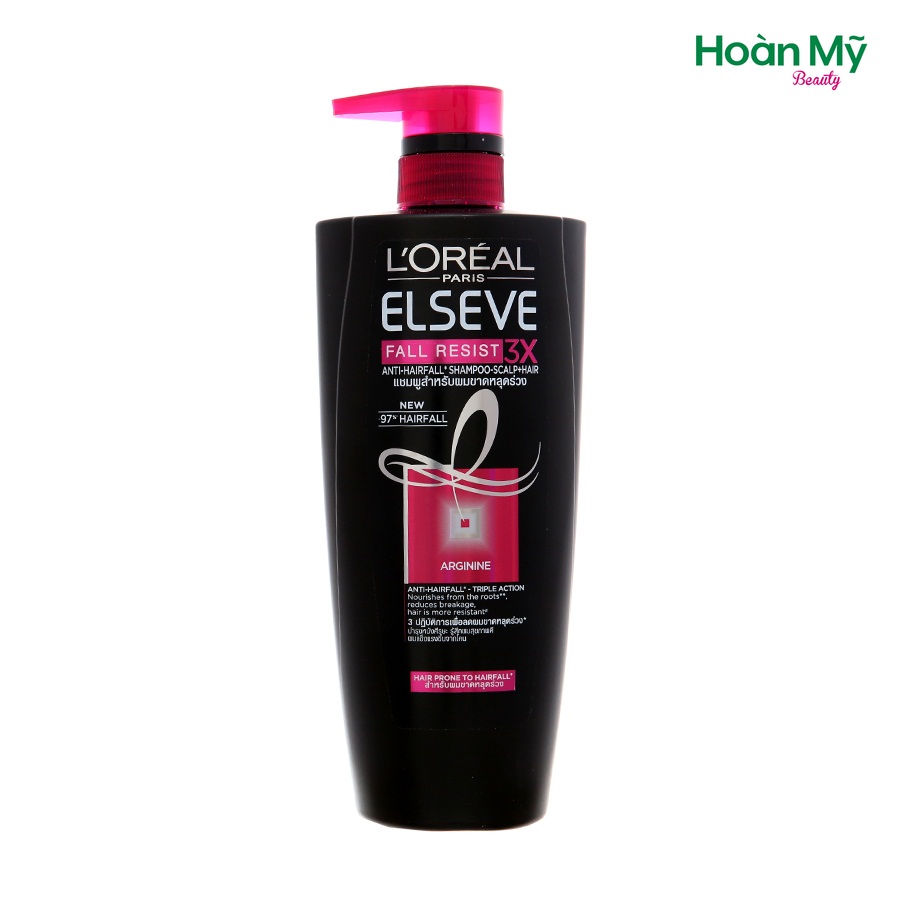 Dầu gội ngăn gãy rụng tóc l'oreal paris elseve fall resist 3x - 620ml