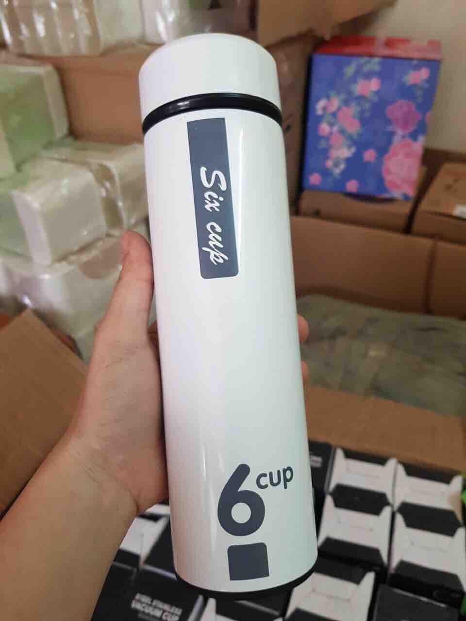 Bình giữ nhiệt 2 lớp inox 304 lõi kép cao cấp 6 cup 500ml