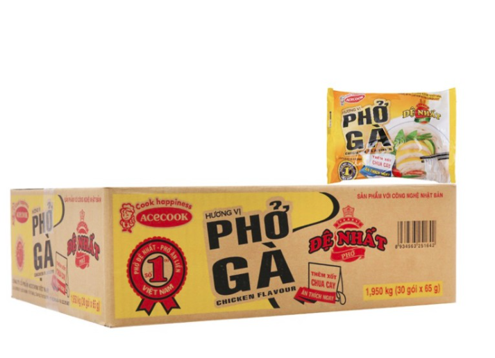 Thùng 30 gói phở gà đệ nhất