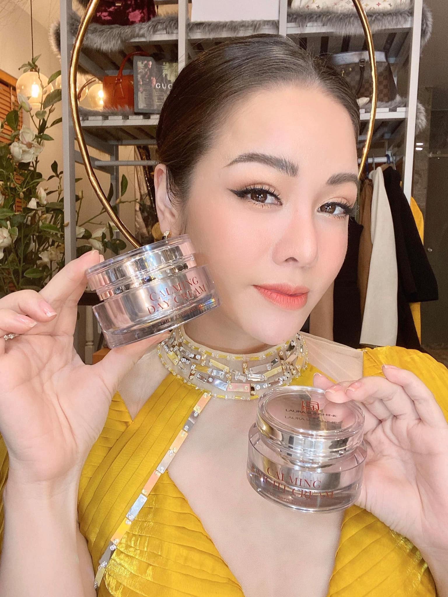 [HCM]Kem Ngày Dưỡng Trắng Làm Dịu Da Dành Cho Da Nhạy Cảm Laura Sunshine Calming Day Cream Spf15 50ml