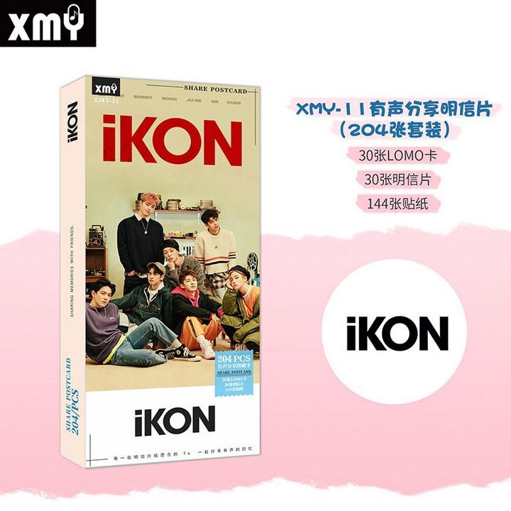 Postcard iKon hộp ảnh bộ ảnh có ảnh dán sticker lomo bưu thiếp