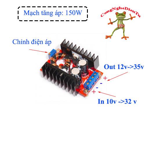 Mạch tăng áp 150w