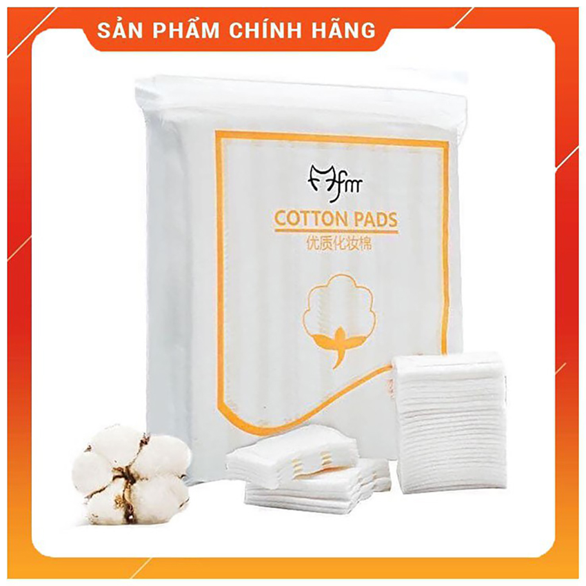 Túi bông tẩy trang Cotton Pasd 220 miếng/túi - Không sơ, dài dặn, túi zíp thiết kế tiện lợi vệ sinh