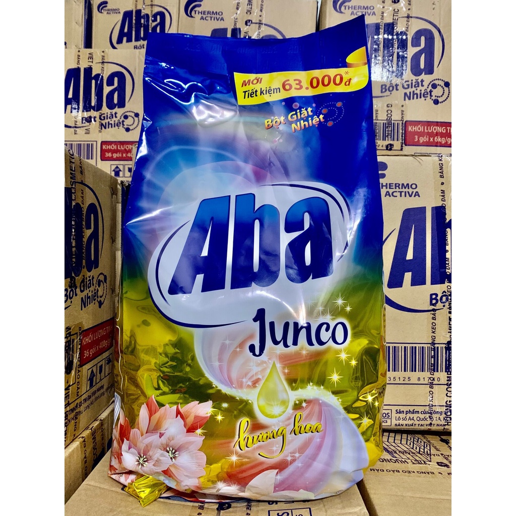 Bột giặt nhiệt hương hoa ABA Junco 5,3kg