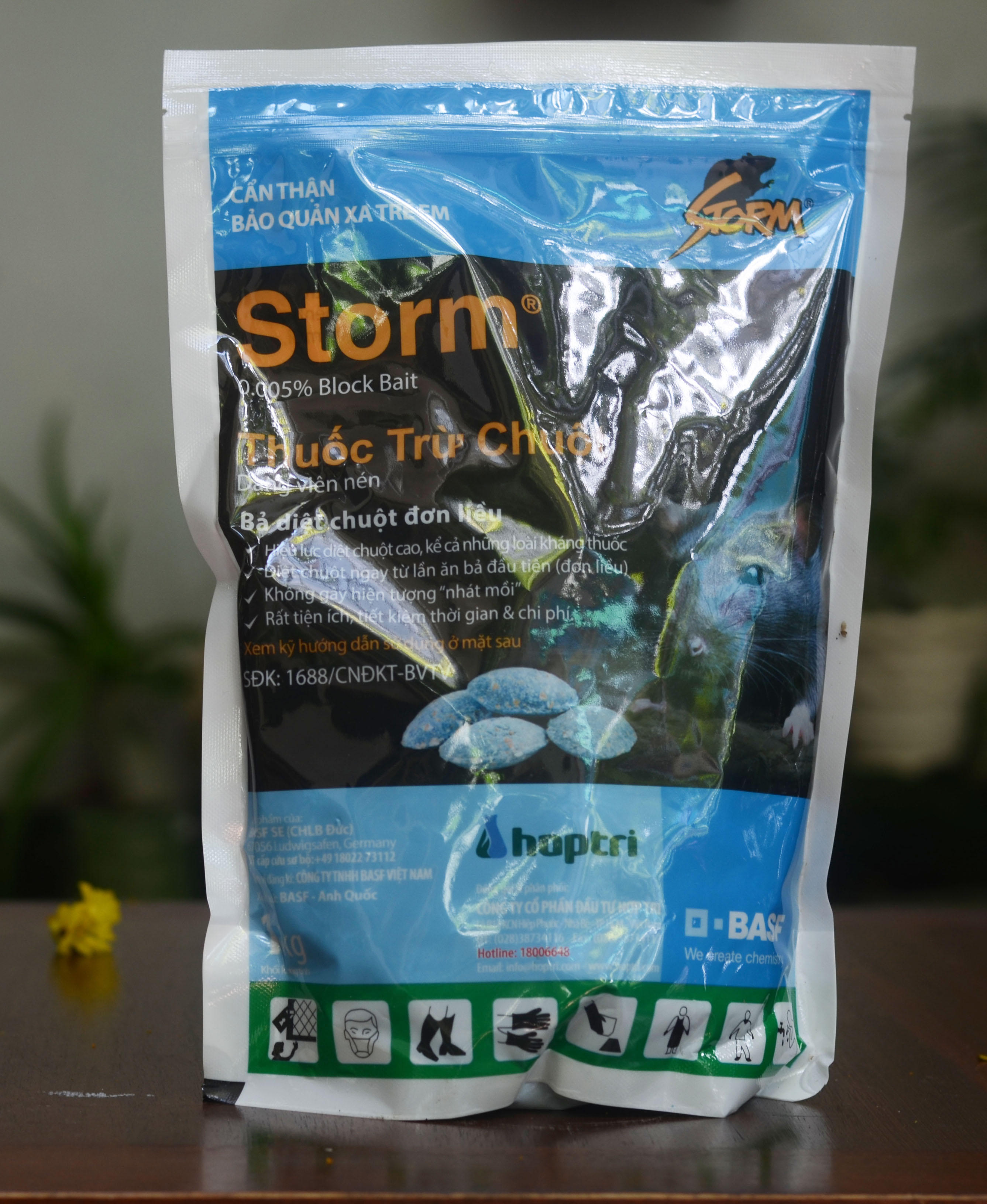 THUỐC DIỆT CHUỘT THẾ HỆ MỚI STORM GÓI 1KG