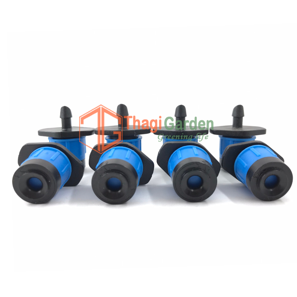 Bộ 20 béc xòe 360 độ - béc tưới gốc chân cắm 6mm - tưới gốc cây cảnh, cây ăn quả, hoa, chậu rau....