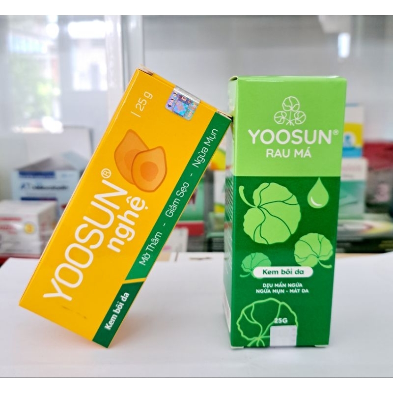 Kem bôi da Yoosun rau má - nghệ Đại Bắc ngừa mụn, mát da, tránh sẹo (25g)
