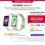 Vòng Đeo Tay Thông Minh HUAWEI Band 11 Series | Mỏng Nhẹ, Màn Hình Lớn| Quản Lý Sức Khỏe Nâng Cao| 100+ Chế Độ Luyện Tập