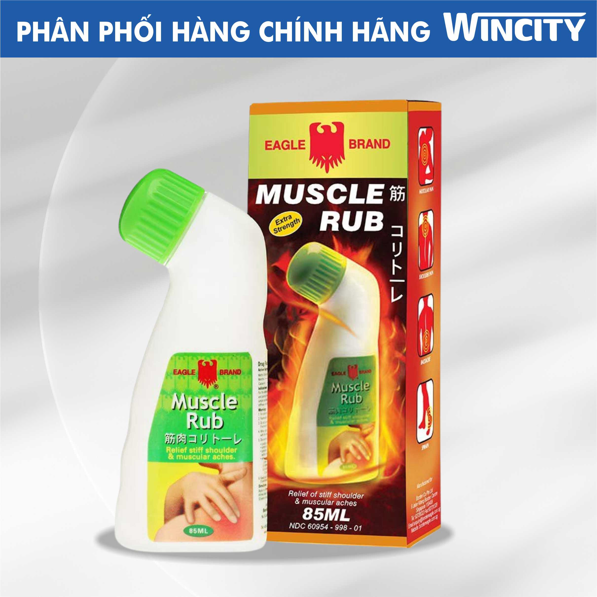 Dầu nóng lăn con ó nhập khẩu Singapore hiệu Eagle Brand 85ml