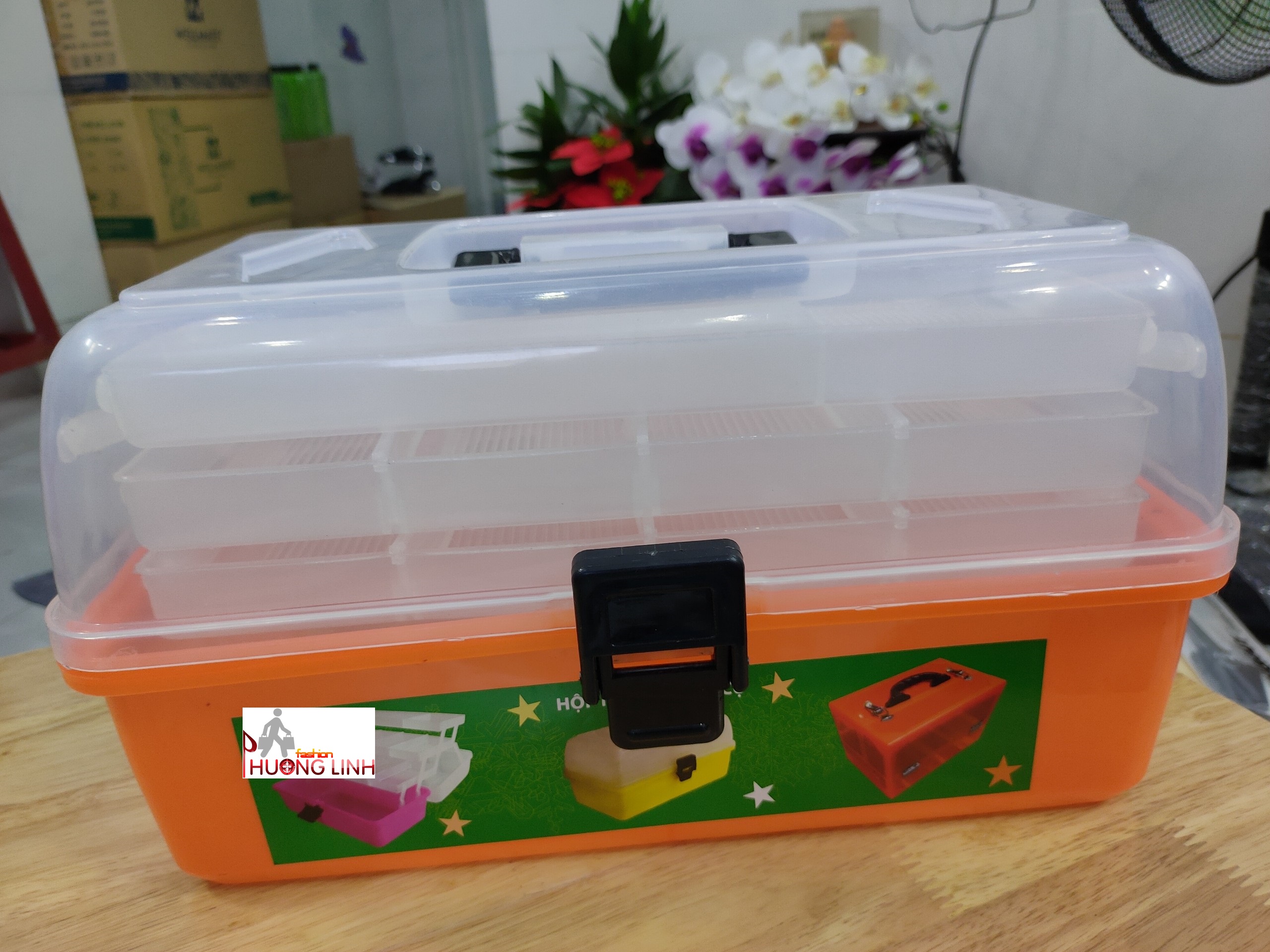 [HCM]Thùng đựng đồ trang điểm lớn - Cốp đựng dụng cụ làm nail