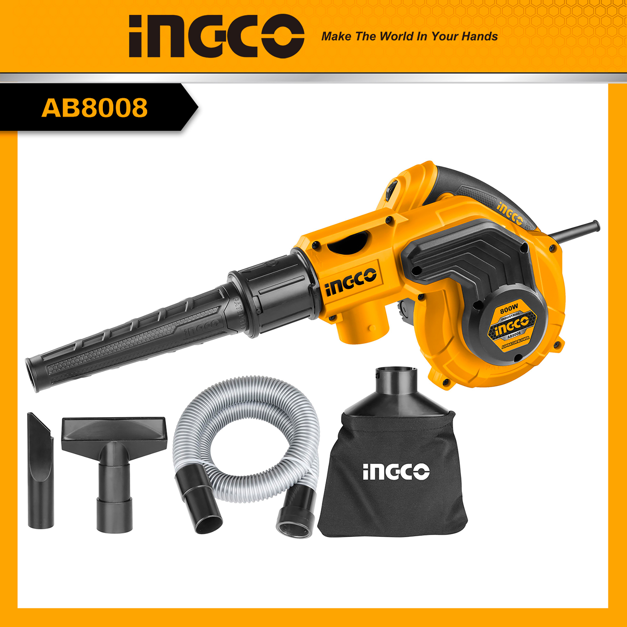 Ingco máy thổi bụi 800w ab8008