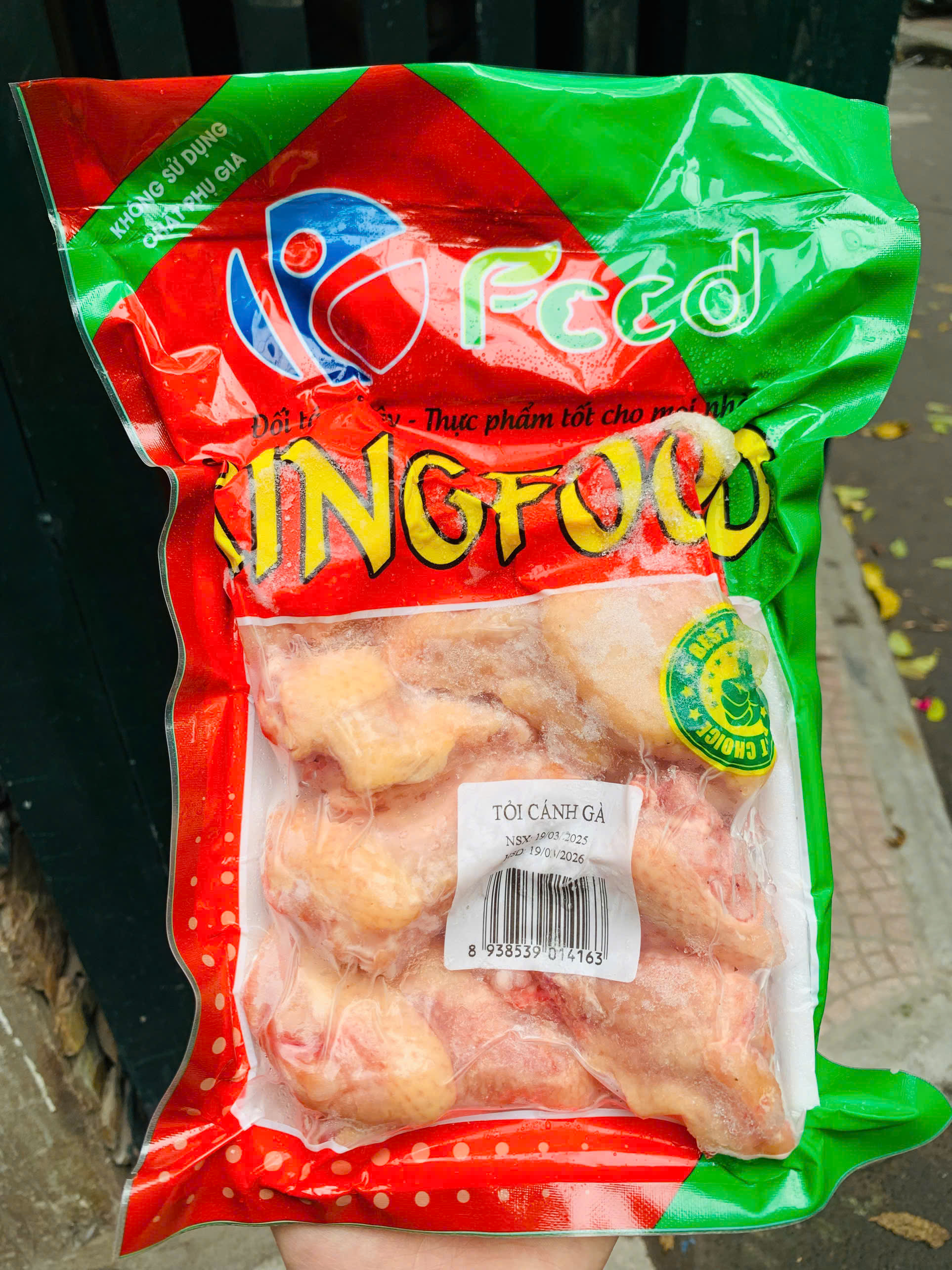 Tỏi Cánh Gà, Đùi Cánh Gà Tươi 500g Đầy Đủ ATVSTT-Chiên, Rán, Rim Mắm Siêu Ngon