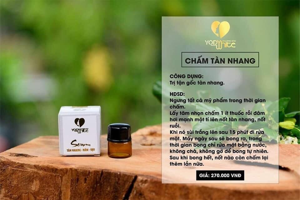 Chấm tàn nhang mụn nám rỗ phương anh