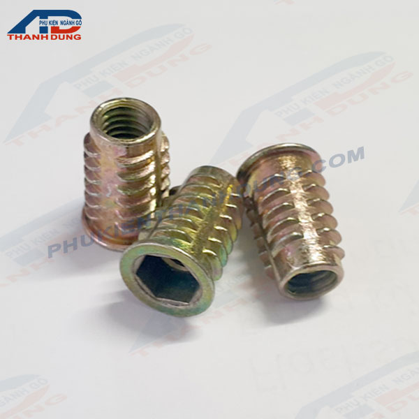 [Gói 10 cái]Ốc Cấy Gỗ Có Vành M8x20