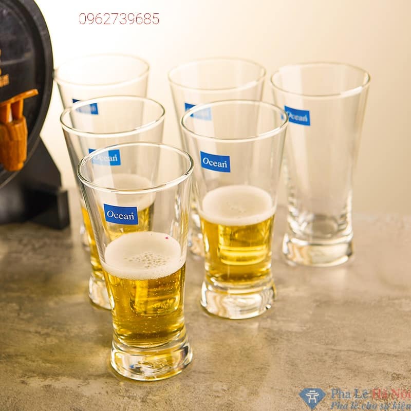 Bộ 6 cốc thủy tinh ocean sinh tố pilsner – b00910 – 300ml nhập khẩu thái lan