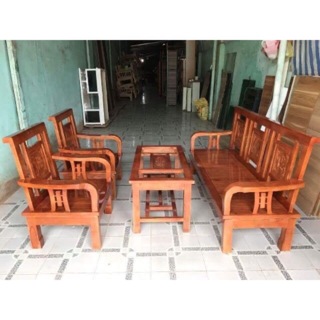 Bộ bàn ghế gỗ phòng khách