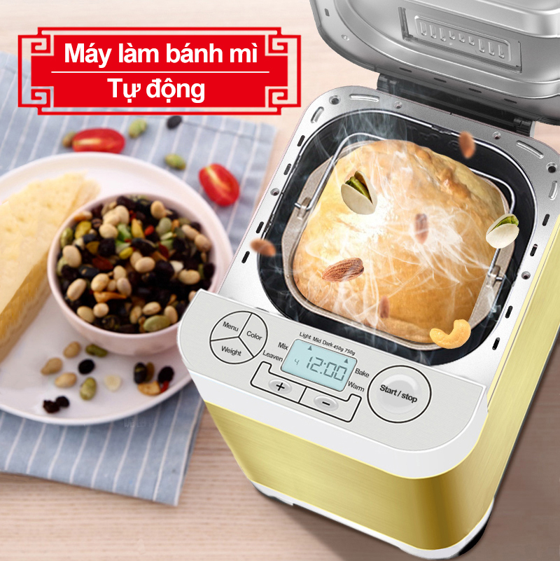 Máy làm bánh mì tự động gia dụng Donlim