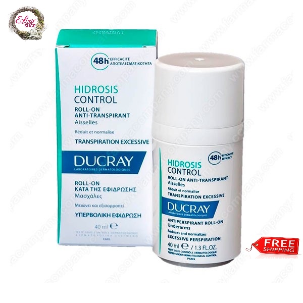 Lăn khử mùi ducray hydrosis control 40ml pháp xịn giúp khô ráo và thơm tho cả ngày