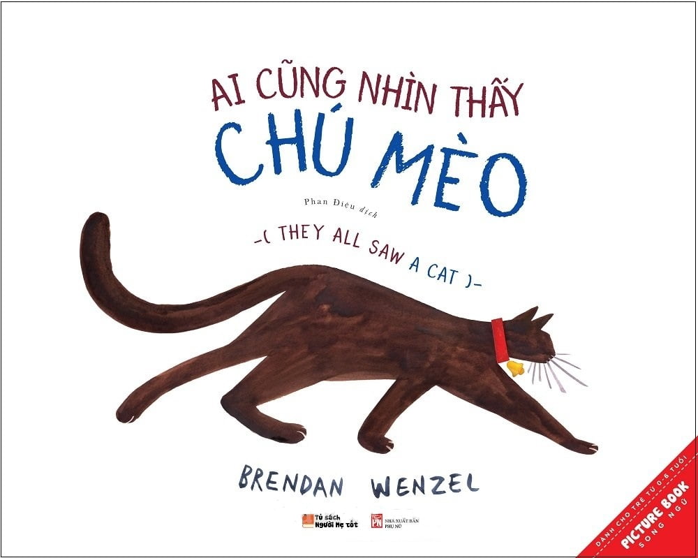 Fahasa - Picture Book Song Ngữ - Ai Cũng Nhìn Thấy Chú Mèo