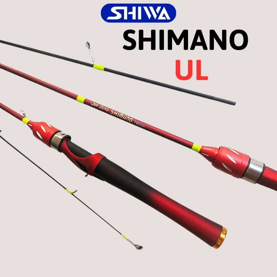  Cần Câu Lure Shimano UL Ngọn Đặc Siêu Dẻo- Tải Cá Tốt - Cần Câu Máy Đứng Cao Cấp - Chất Lượng- Giá Rẻ- SHIWA 