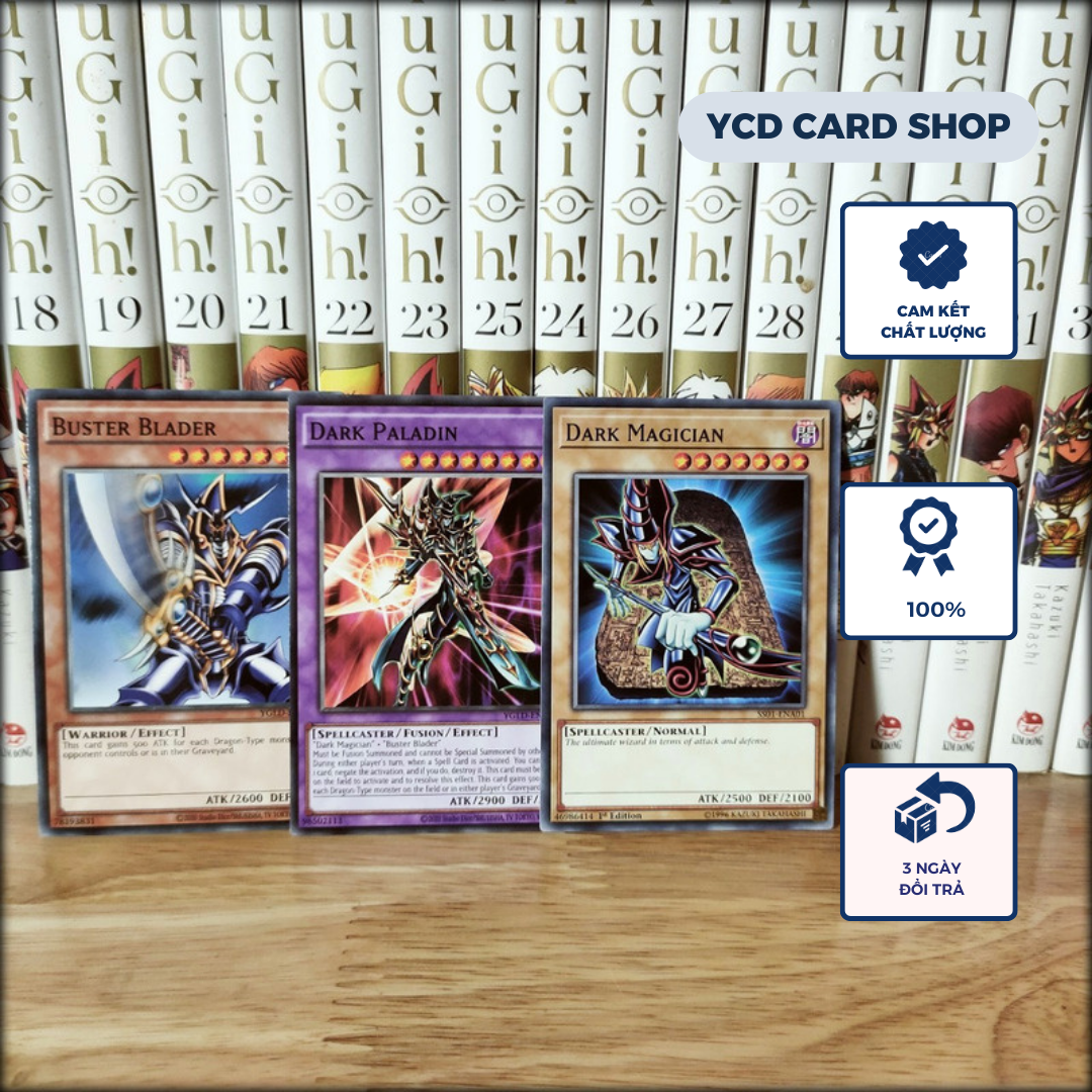 [YCD Shop] Thẻ bài Yugioh Chính hãng set dung hợp kiếm sĩ  rồng - Common
