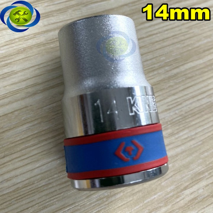Tuýp trắng ngắn kingtony 433514m 1/2 inch - 14mm 6 cạnh