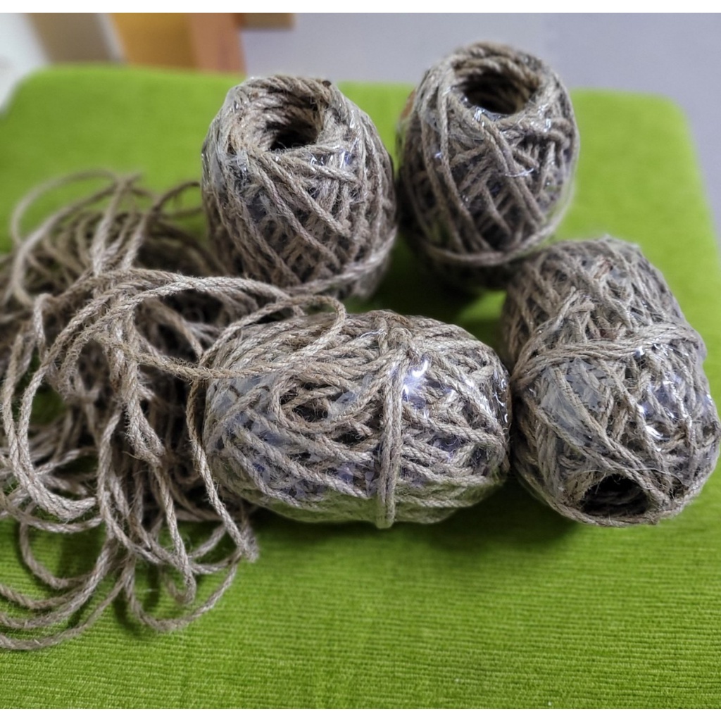 5 mét dây sơ dừa trang trí dạng dày 3 li / 5m dây thừng trang trí