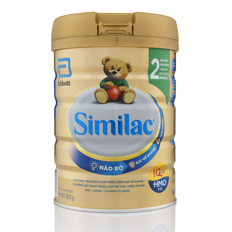 [HCM]Sữa Similac IQ HMO số 2 lon 900g (6-12 tháng tuổi)