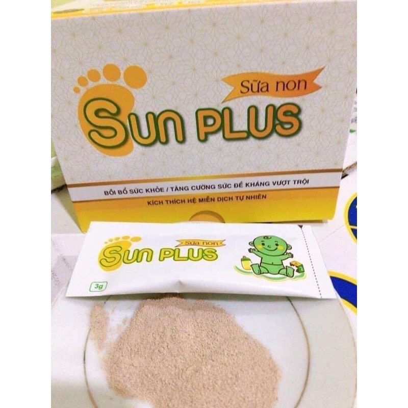 SỮA NON SUN PLUS Giúp con ngủ ngon, sâu giấc, phát triển trí não hộp 30 gói - SỮA NON SUN PLUS Giúp con ngủ ngon, sâu giấc, phát triển trí não hộp 30 gói