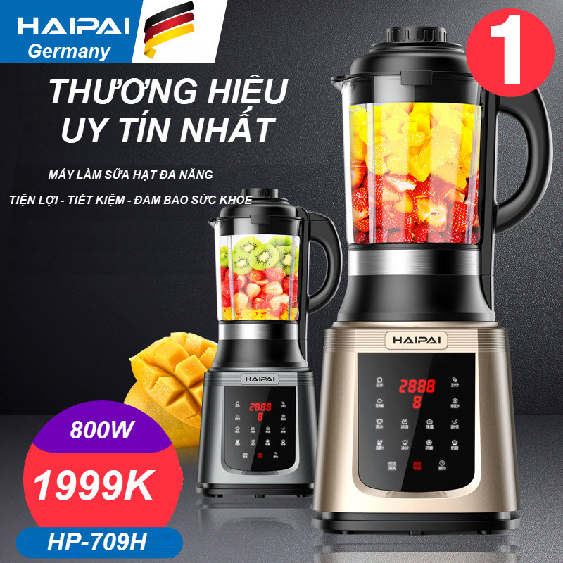 Haipai 788K/HP308H/HP709H Máy Làm Sữa Hạt Haipai HP-709H, Máy Xay Sinh Tố Xay Nấu Đa Năng Haipai HP-709H - Máy xay nấu thực phẩm đa năng Haipai HP-709H