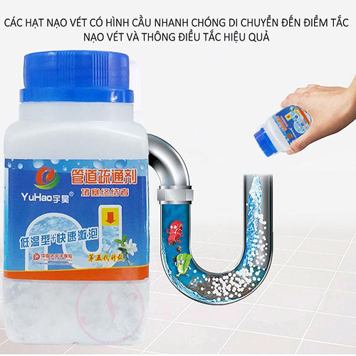 [HCM]Bột Thông Cống - La Bô - Thông Bồn Cầu Cực Mạnh Đa Năng - Bột Chống Tắc Nghẽn - Bảo Dưỡng Các Đường Ống Nước