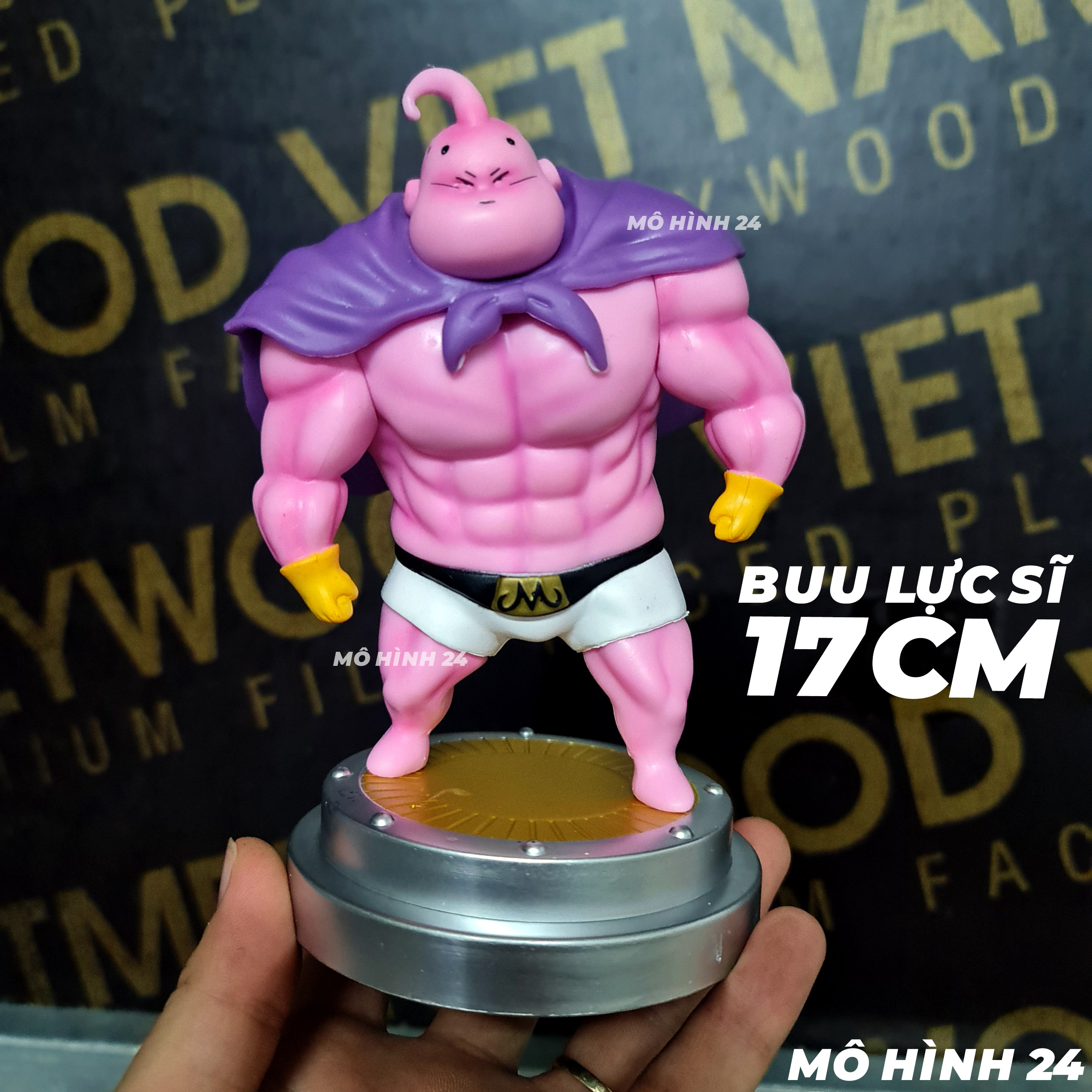 17CM] Tượng Mô hình Majin Buu béo lực sĩ ma bư lực sỹ cơ bắp figure  dragonball bu 24group dragon ball 