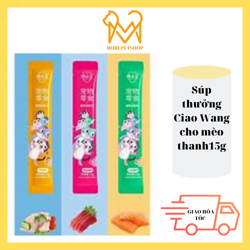 Súp thưởng Ciao Wang dành cho mèo 15g