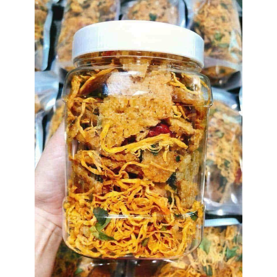 300g Cơm cháy khô gà lá chanh chỉ 40K, thực phẩm đạt chất lượng tốt, sản phẩm chất lượng cam kết như hình