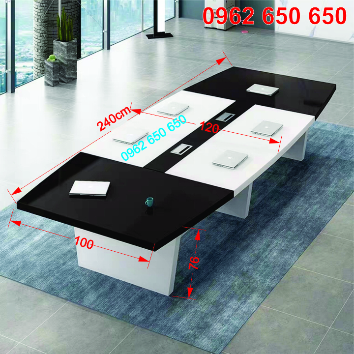Bàn Họp Gia Đình Phong Cách Hiện Đại, Chất Liệu Melamine Chịu Lực, Kích Thước Đa Dạng