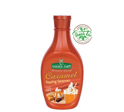 Sốt Golden Farm Caramel Chai 630gr