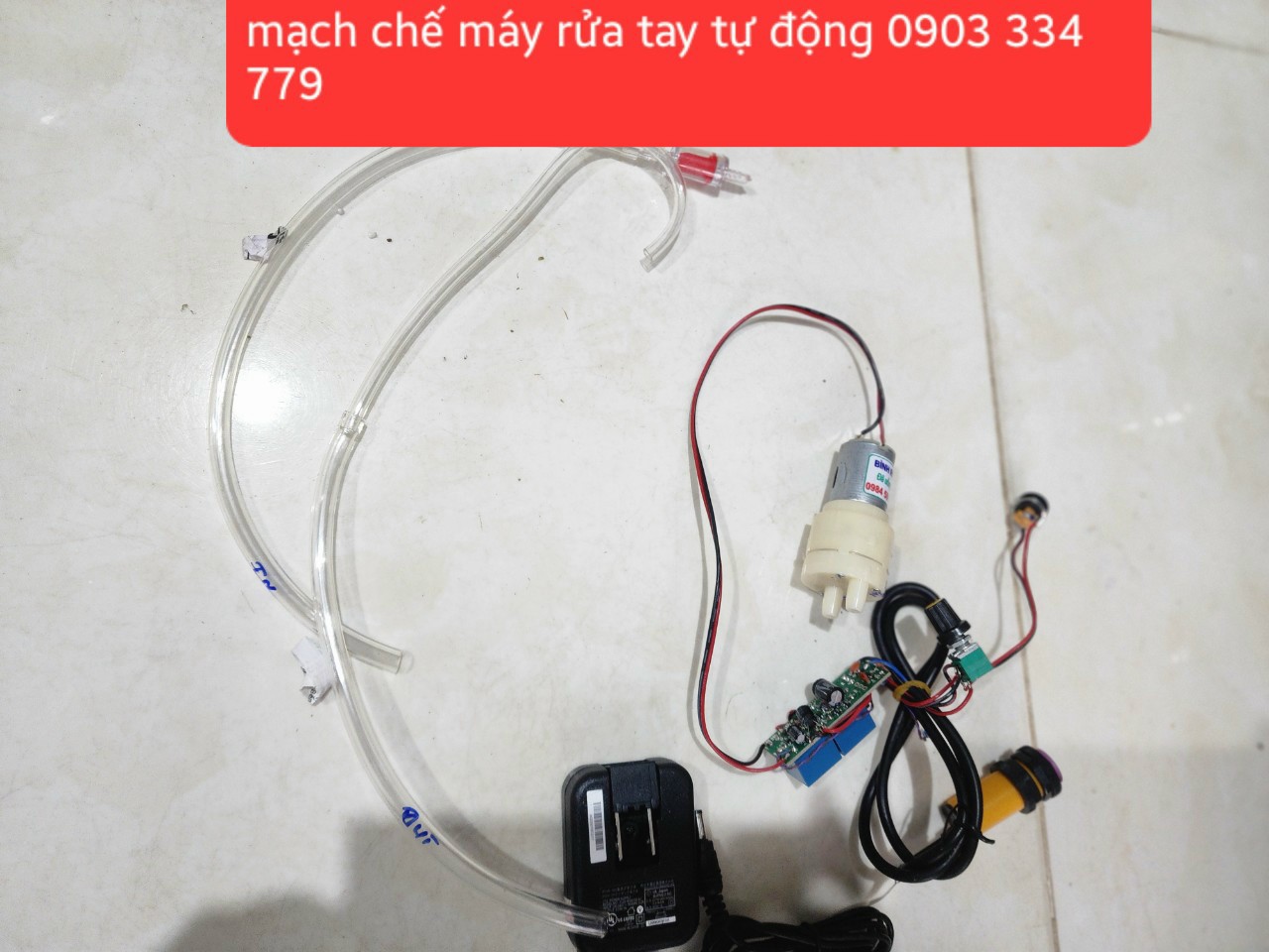 Combo mạch chế máy rửa tay sát khuẩn tự đông hoặc chế máy rót ruọu cảm ứng tự động