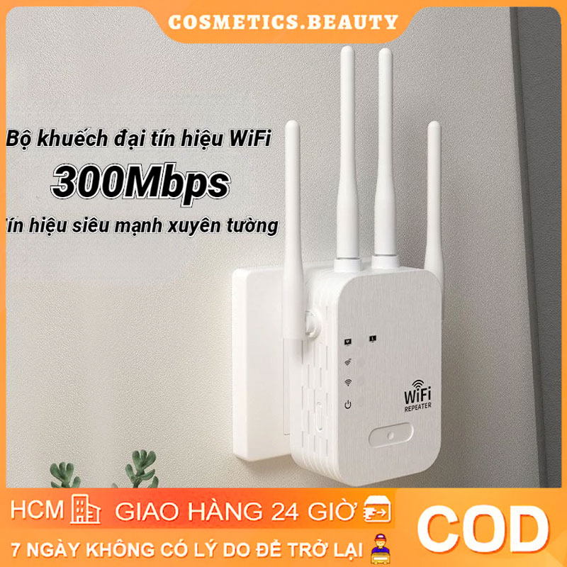 【Vận chuyển 24 giờ】kích sóng wifi xuyên tường cực mạnh,Kích Sóng Wifi 4 Râu Ăng Ten Phát Xuyên Tường Chuẩn N Tốc Độ 300mbps/1200mbps Màu Trắng Bộ Kích Sóng,kích sóng wifi 5ghz fo