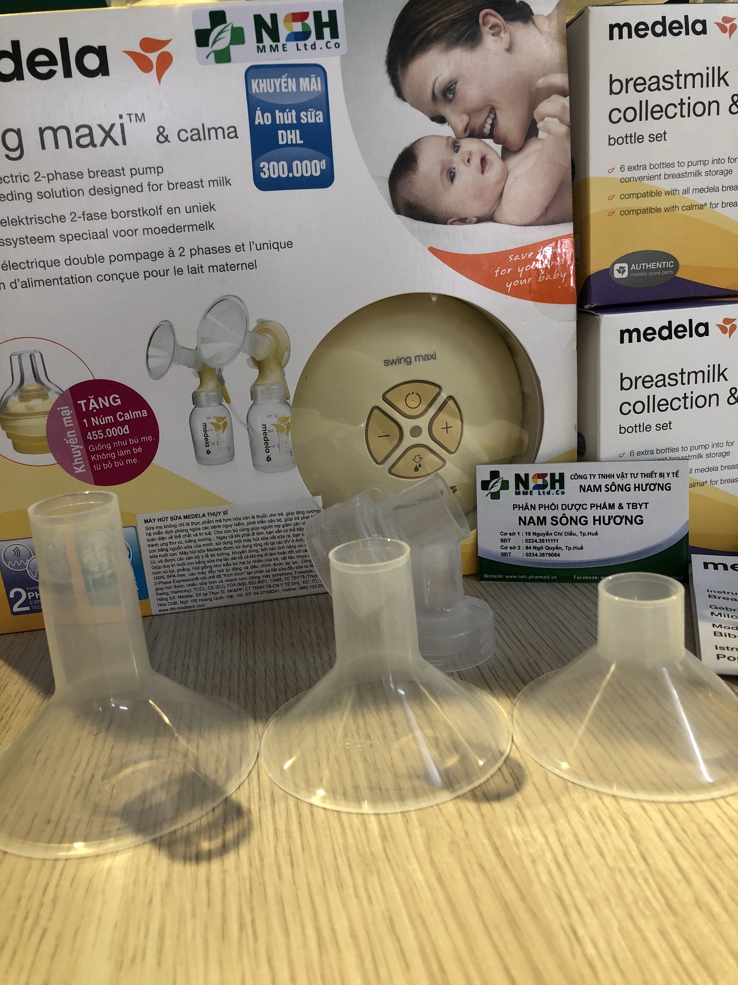 Phễu cho máy hút sữa medela PUMP in STYLE ADVANCED VÀ SWING 21mm 24mm 27mm