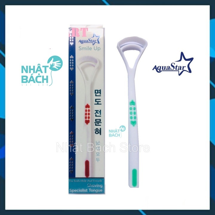 Cây Cạo lưỡi AquaStar công nghệ và tiêu chuẩn của Hàn Quốc.