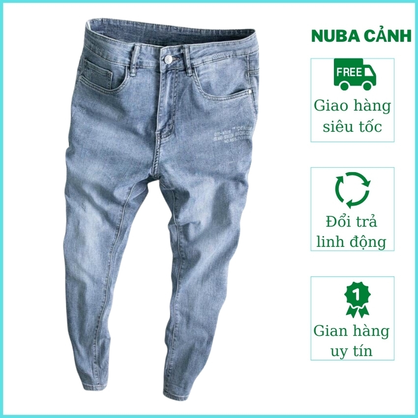 [HCM]Quần jean nam cao cấp mẫu mới phong cách hàn quốc phù hợp nhiều lứa tuổi, quần bò NUCA 36