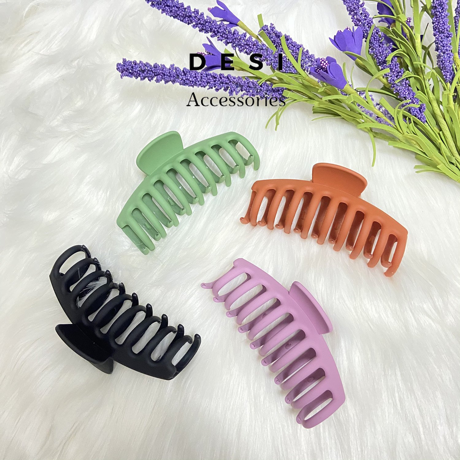 Kẹp tóc nữ càng cua hàm cá mập DESI Shark phong cách Hàn Quốc siêu xinh