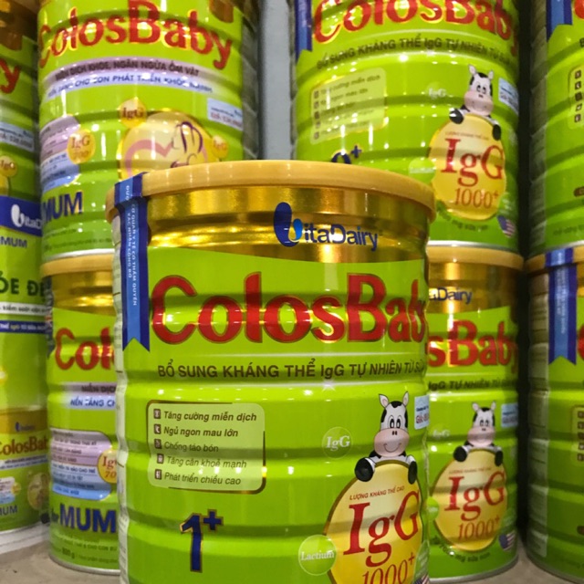 [HCM]Sữa ColosBaBy 1000IgG 800g số 1+