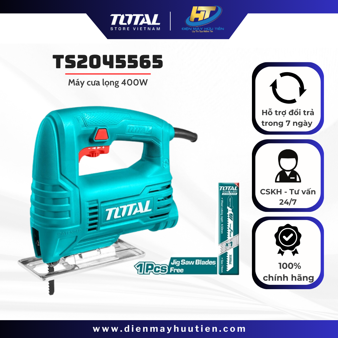 Máy cưa lọng total ts2045565