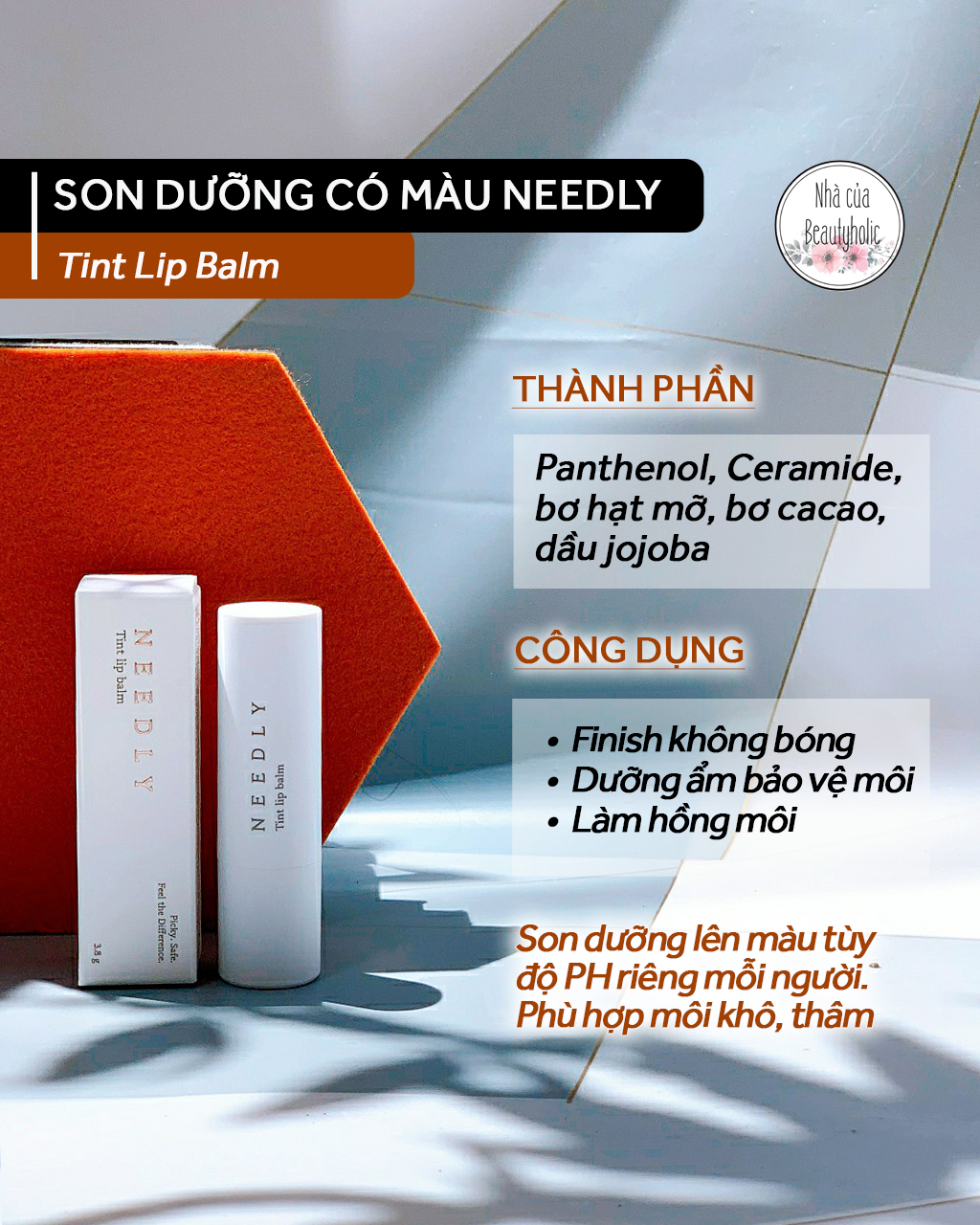 Son dưỡng môi needly tint lip balm