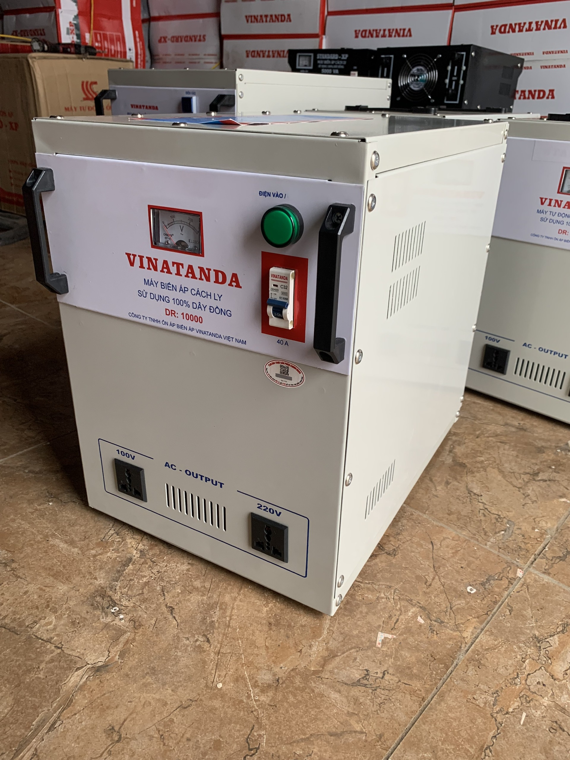 Biến áp cách ly 10kva dây đồng chống giật