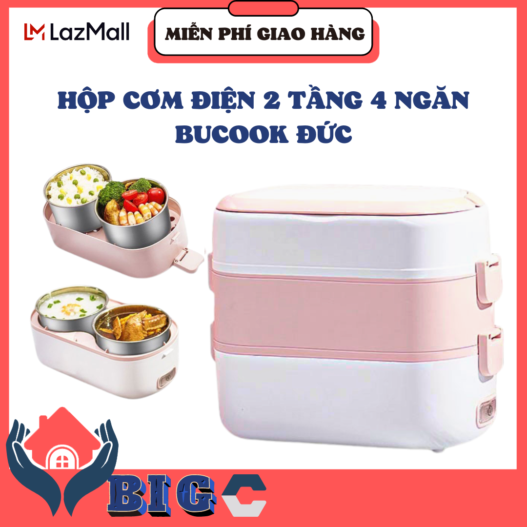Hộp cơm cắm điện, Hộp cơm văn phòng giữ nhiệt, Hộp cơm điện 2 tầng thiết kế hiện đại giữ nhiệt hâm nóng, hộp cơm văn phòng cắm điện, hộp cơm văn phòng giữ nhiệt - MIỄN PHÍ SHIP