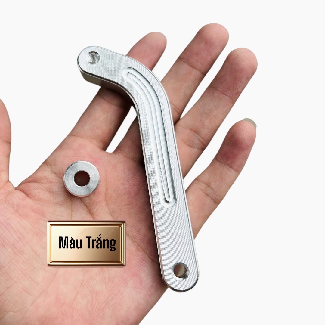 Pas mobin sườn MSD mẫu chữ J dùng gắn vị trí dưới bửng cho nhiều dòng xe số và xe tay ga