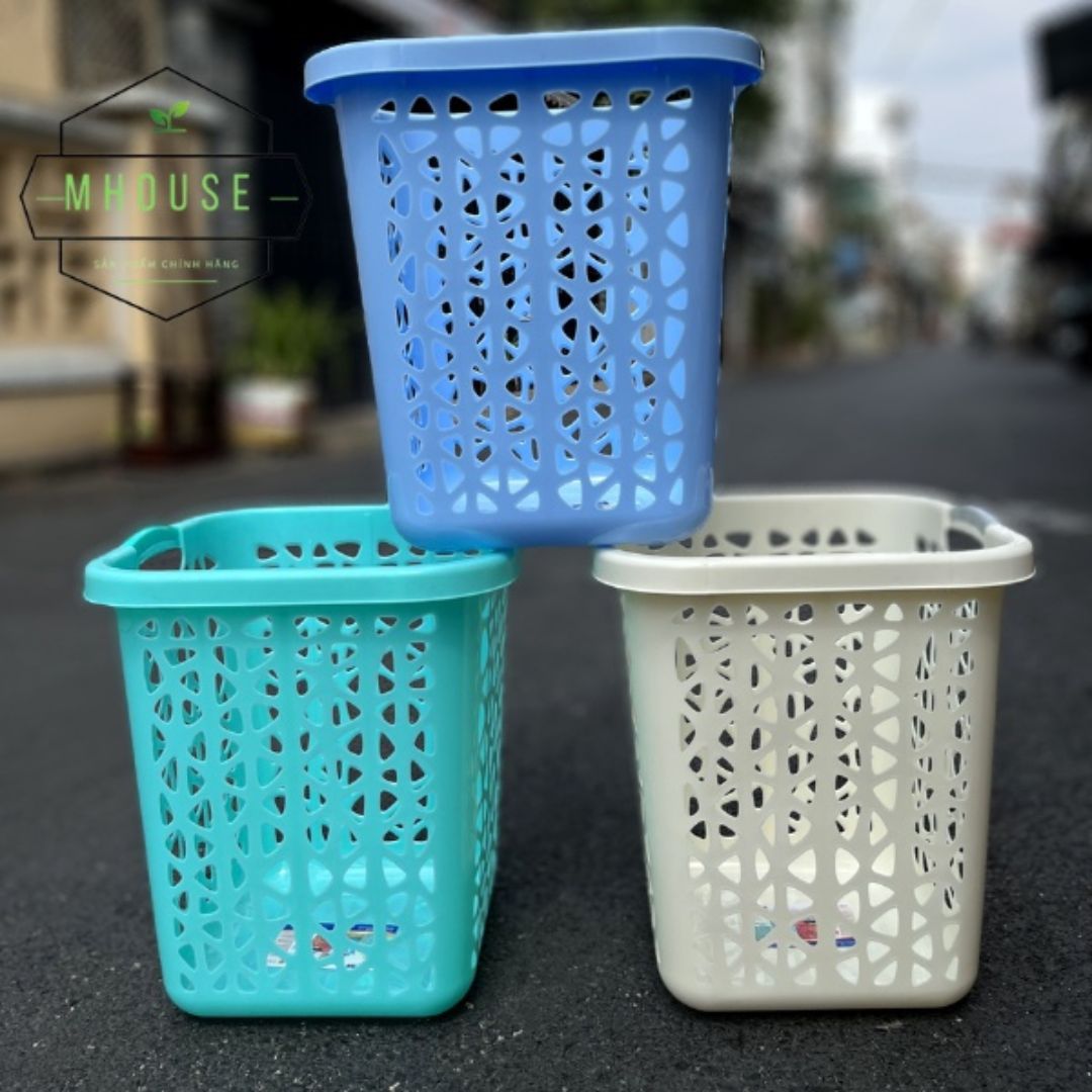 Sọt nhựa vuông đựng quần áo gia đình duy tân size nhí/nhỏ/trung/lớn/đại