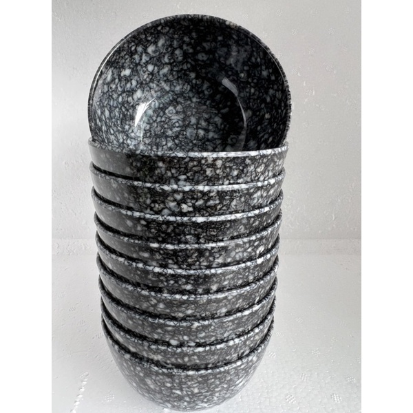 10 Chén nhựa melamine, chén ăn cơm 11.5cm, chén đỏ đen, chén xanh, chén trắng đủ màu